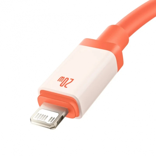 Дата кабель Baseus 0°C Series Fast Charging Type-C to Lightning 20W (1m) (P10368802731) Canyon Coral - зображення 1 