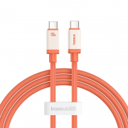 Дата кабель Baseus 0°C Series Fast Charging Type-C to Type-C 100W (1m) (P10368800731) Canyon Coral