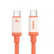 Дата кабель Baseus 0°C Series Fast Charging Type-C to Type-C 100W (1m) (P10368800731), Canyon Coral