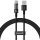 Кабель зарядки Baseus Gem Fast Charging USB to Type-C 100W (2m) (P10373002111), Cluster Black