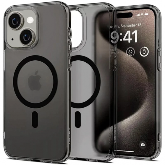 Чехол SGP Black Matte (MagFit) для Apple iPhone 15 (6.1") Black
