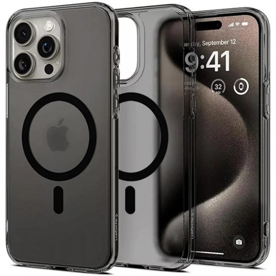 Чехол SGP Black Matte (MagFit) для Apple iPhone 15 Pro Max (6.7") Black