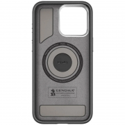 Чехол PC+Leather SGP with MagSafe для Apple iPhone 14 Pro Max (6.7"), Black