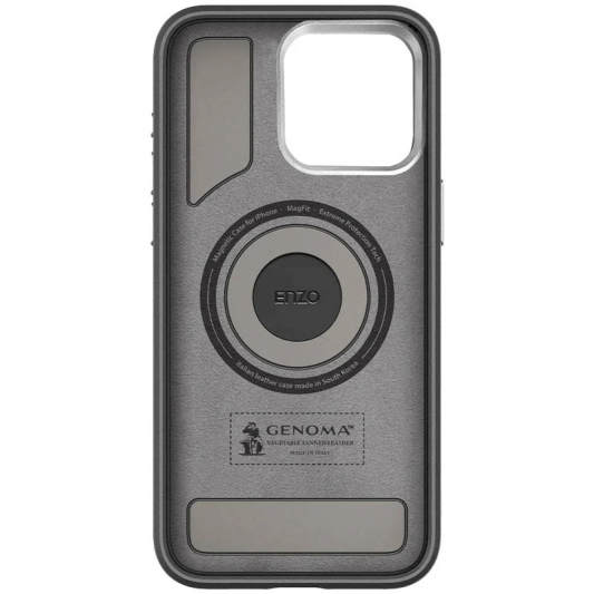 Чехол SGP PC+Leather with MagSafe для Apple iPhone 14 Pro Max (6.7") Black - изображение 1