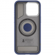 Чехол PC+Leather SGP with MagSafe для Apple iPhone 14 Pro Max (6.7"), Blue