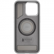 Чохол PC+Leather SGP with MagSafe для Apple iPhone 15 (6.1"), Grey