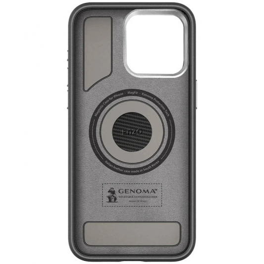 Чохол SGP PC+Leather with MagSafe для Apple iPhone 15 Pro (6.1") Carbon - зображення 1 