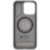 Чохол PC+Leather SGP with MagSafe для Apple iPhone 15 Pro (6.1"), Grey