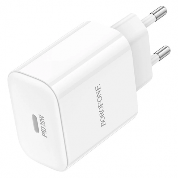 Зарядное устройство Borofone BA81A PD20W (1USB-C), White