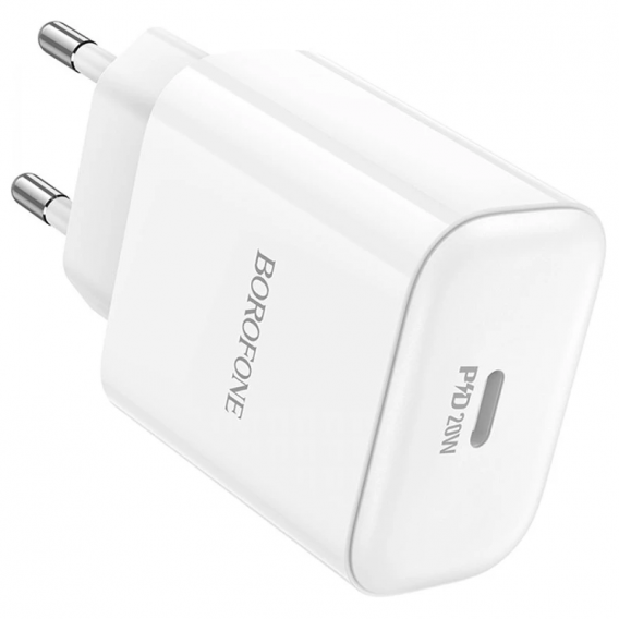 Зарядное устройство Borofone BA81A PD20W (1USB-C), White