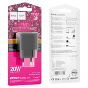 Зарядное устройство HOCO CS13A Ocean PD20W (1USB-C), Black
