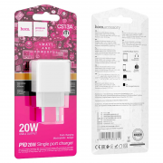 Зарядное устройство HOCO CS13A Ocean PD20W (1USB-C), White