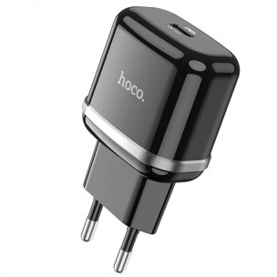 Блок питания Hoco N24 Victorius PD20W (1USB-C) Black
