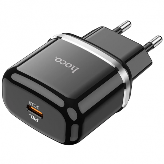 СЗУ Hoco N24 Victorius PD20W (1USB-C) Black - изображение 1