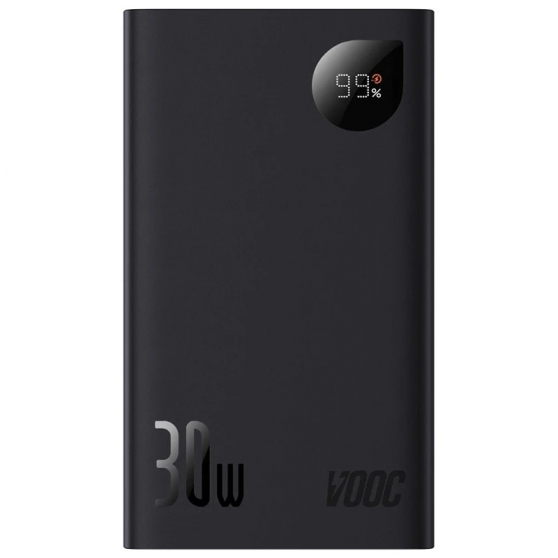 Портативное ЗУ Power Bank Baseus Adaman2 Digital Display 30W VOOС OS 20000 mAh (PPAD050101) Black