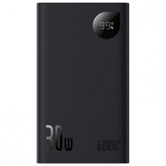 Повербанк Baseus Adaman2 Digital Display 30W VOOС OS 20000 mAh (PPAD050101), Black