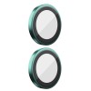 Захисне скло BlueO Metal на камеру для Apple iPhone 16 (6.1") / 16 Plus (6.7"), Бірюзовий / Green