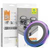Защитное стекло BlueO Metal на камеру для Apple iPhone 16 Pro / 16 Pro Max / 15 Pro / 15 Pro Max, Сиреневый / Colorful