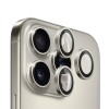 Захисне скло BlueO Metal на камеру для Apple iPhone 16 Pro/16 Pro Max/15 Pro/15 Pro Max, Сірий/Natural Titanium