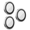 Захисне скло BlueO Metal на камеру для Apple iPhone 16 Pro/16 Pro Max/15 Pro/15 Pro Max, Срібний/Silver