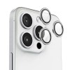 Захисне скло BlueO Metal на камеру для Apple iPhone 16 Pro/16 Pro Max/15 Pro/15 Pro Max, Срібний/Silver