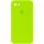 Чохол Silicone Case Square Full Camera Protective (AA) для Apple iPhone 7 / 8 / SE (2020) (4.7") Салатовий / Neon green