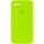 Чехол Silicone Case Square Full Camera Protective (AA) для Apple iPhone 7 / 8 / SE (2020) (4.7") Салатовый / Neon green