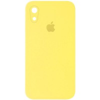 Чехол Silicone Case Square Full Camera Protective (AA) для Apple iPhone XR (6.1