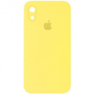 Чохол Silicone Case Square Full Camera Protective (AA) для Apple iPhone XR (6.1") Жовтий / Yellow Чохол Silicone Case Square Full Camera Protective (AA) для Apple iPhone XR (6.1") Жовтий / Yellow