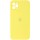 Чехол Silicone Case Square Full Camera Protective (AA) для Apple iPhone 11 Pro (5.8") Желтый / Yellow