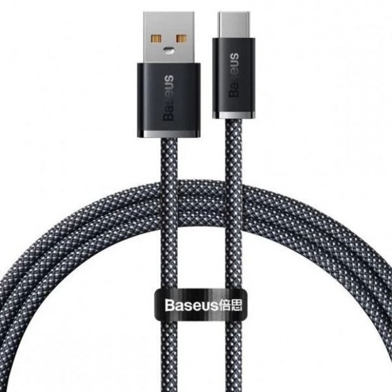 Кабель юсб Baseus Dynamic Series USB to Type-C 100W (1m) (CALD000616), Slate Gray