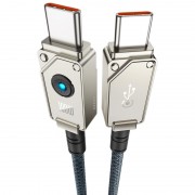 USB кабель Baseus Unbreakable Series Fast Charging Type-C to Type-C 100W 1m (P10355800111-0), Stellar White