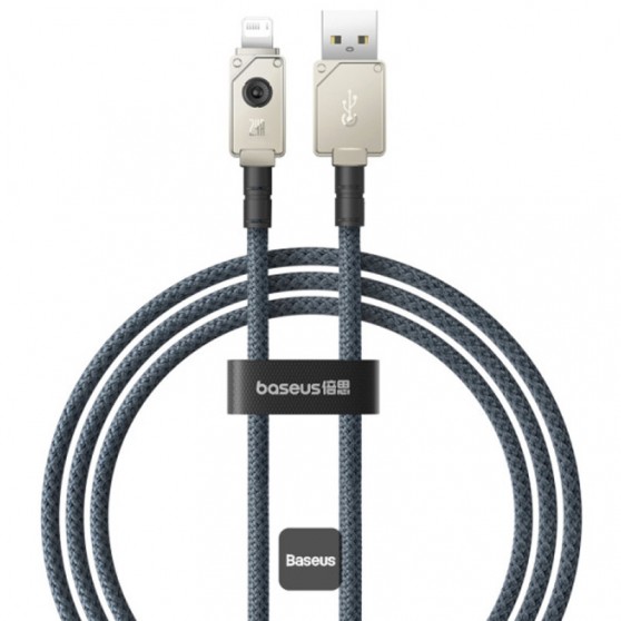 Дата кабель Baseus Unbreakable Series Fast Charging USB to Lightning 2.4A 1m (P10355802111-0) Stellar White