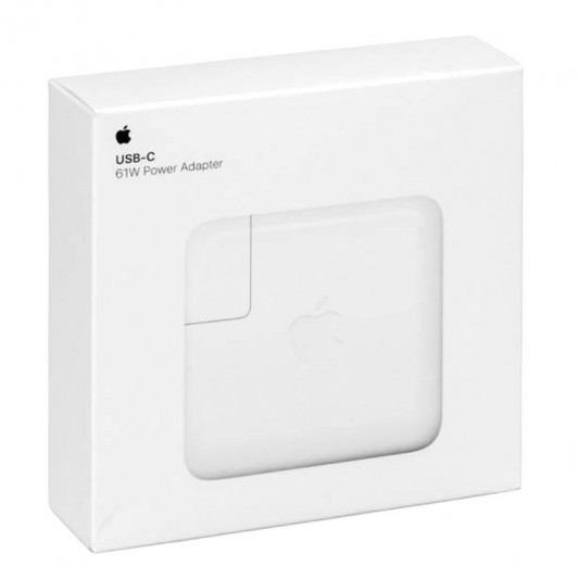 МЗП 61W Power Adapter for Apple (1USB-C) (AAA) (box) White - зображення 2 