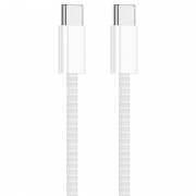 Дата кабель USB-C to USB-C FineWoven for Apple (AAA) (1m) (box) White