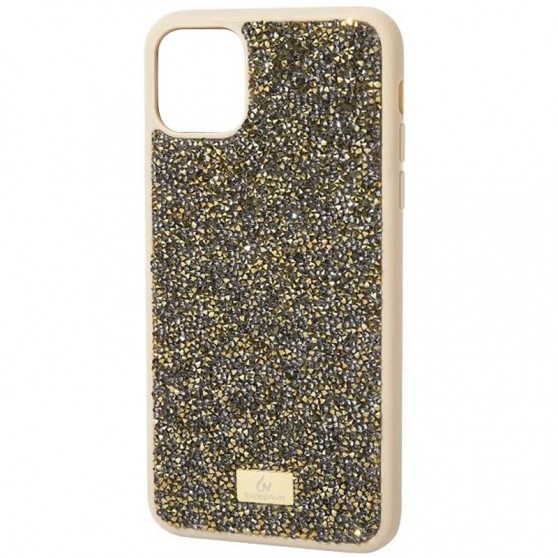 TPU чохол Bling World Rock Diamond для Apple iPhone 15 Pro Max (6.7") Золотий