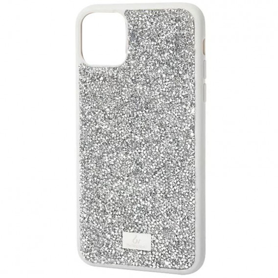 TPU чохол Bling World Rock Diamond для Apple iPhone 15 Pro Max (6.7"), Срібний