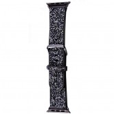 Ремінець Bling World Rock Diamond для Apple Watch 38/40/41/42mm(ser.10) Чорний