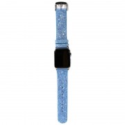 Ремінець Bling World Rock Diamond для Apple Watch 42/44/45/46/49mm, Блакитний