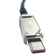 Кабель юсб Baseus Unbreakable Series Fast Charging Type-C to Lightning 20W 1m (P10355803111-0), Stellar White