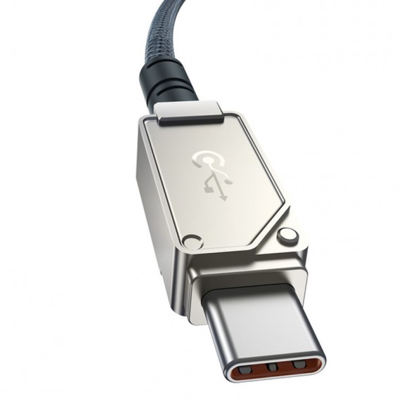 Кабель юсб Baseus Unbreakable Series Fast Charging Type-C to Lightning 20W 1m (P10355803111-0), Stellar White