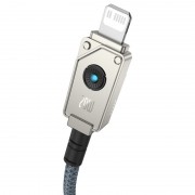 Кабель юсб Baseus Unbreakable Series Fast Charging Type-C to Lightning 20W 1m (P10355803111-0), Stellar White