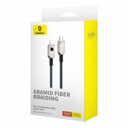 Кабель юсб Baseus Unbreakable Series Fast Charging Type-C to Lightning 20W 1m (P10355803111-0), Stellar White