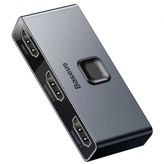 Переходник HUB Baseus Matrix HDMI Switcher (CAHUB-BC0G), Space Gray