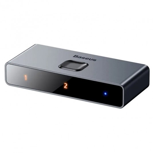 Переходник HUB Baseus Matrix HDMI Switcher (CAHUB-BC0G), Space Gray - изображение 1