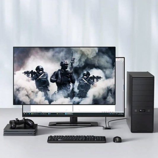 Переходник HUB Baseus Matrix HDMI Switcher (CAHUB-BC0G), Space Gray - изображение 4
