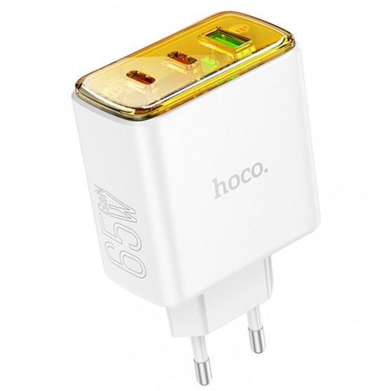 Зарядний пристрій Hoco CS44A Smart PD65W (2C1A), White