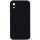 Silicone Case Square Full Camera Protective (AA) NOLOGO для Apple iPhone XR (6.1") Черный / Black