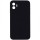 Silicone Case Square Full Camera Protective (AA) NOLOGO для Apple iPhone 11 (6.1") Черный / Black