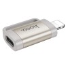 Переходник Hoco UA31B OTG Lightning male to Type-C female, Gray